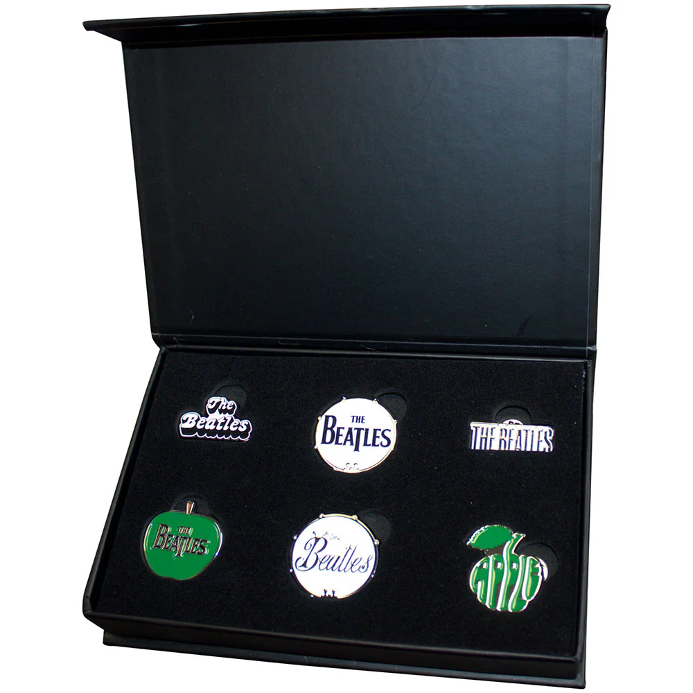 Official licensed The Beatles Metal Pin 6 Badge Set - Imagen 3