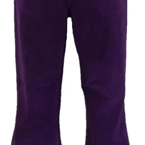 Run & Fly Mens Vintage 60s 70s Retro Purple Bell Bottom Super Flares