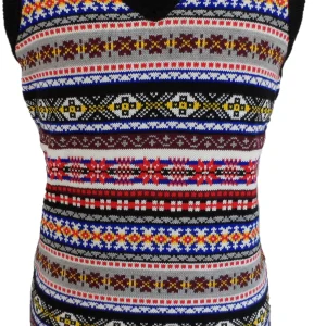 Mazeys Mens Black Retro 60s 70s Tank Tops