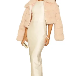 Abrigo glam mujer para eventos