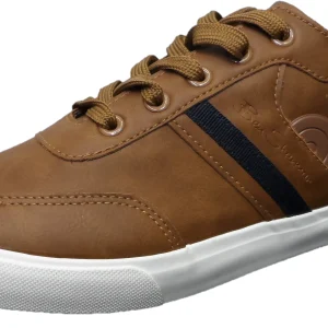 Ben Sherman Mens Scooper Tan Retro Mod Trainers
