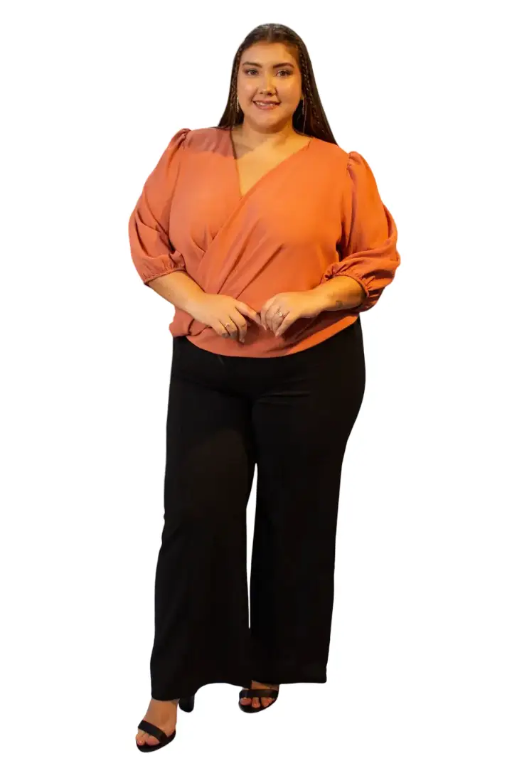 Blusa mujer curvy elegante