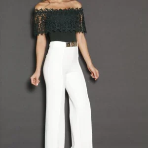 BLUSA ENCAJE NEGRO