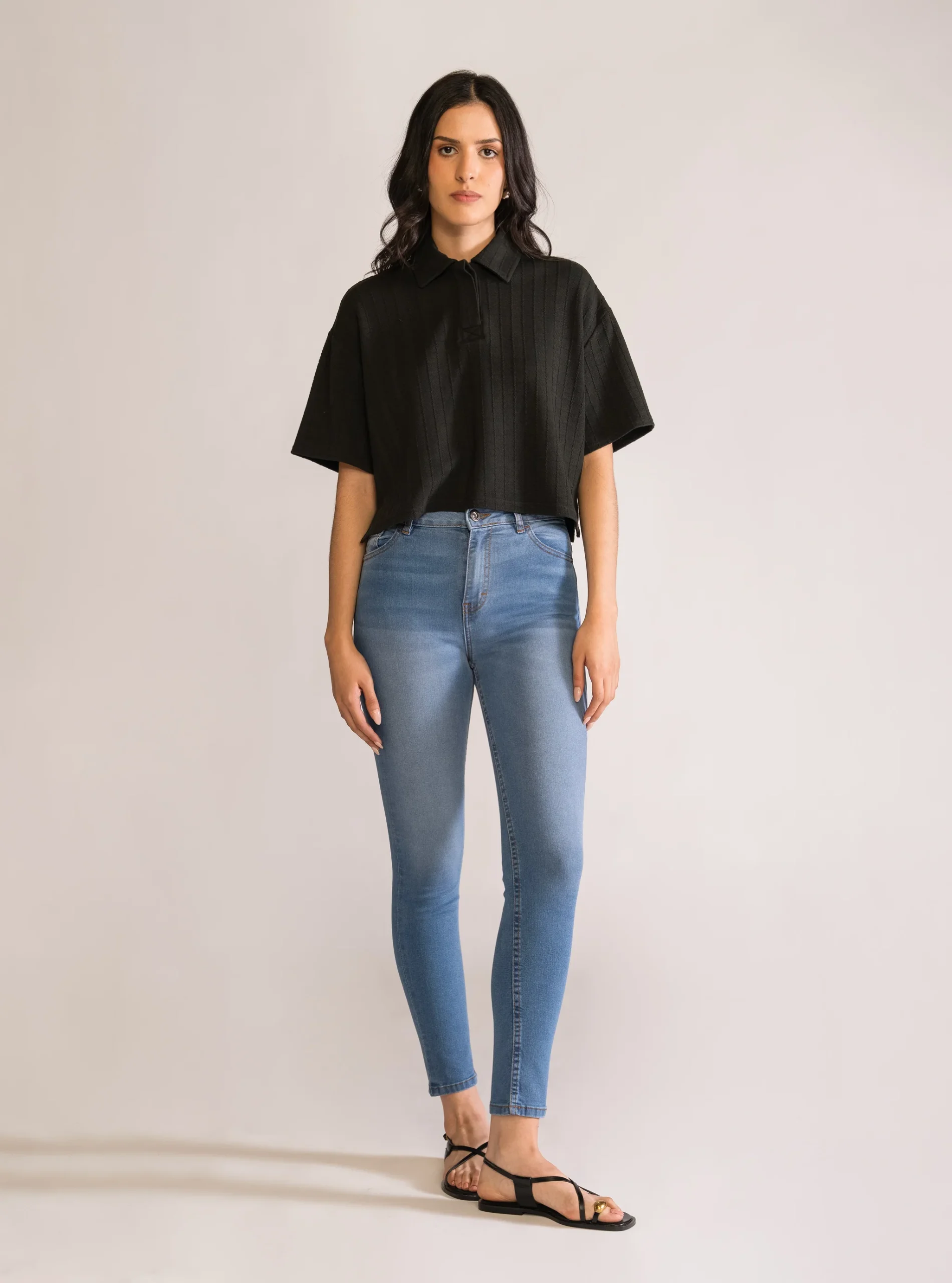 Slip Away Skinny Jeans, Azul Claro - Imagen 3