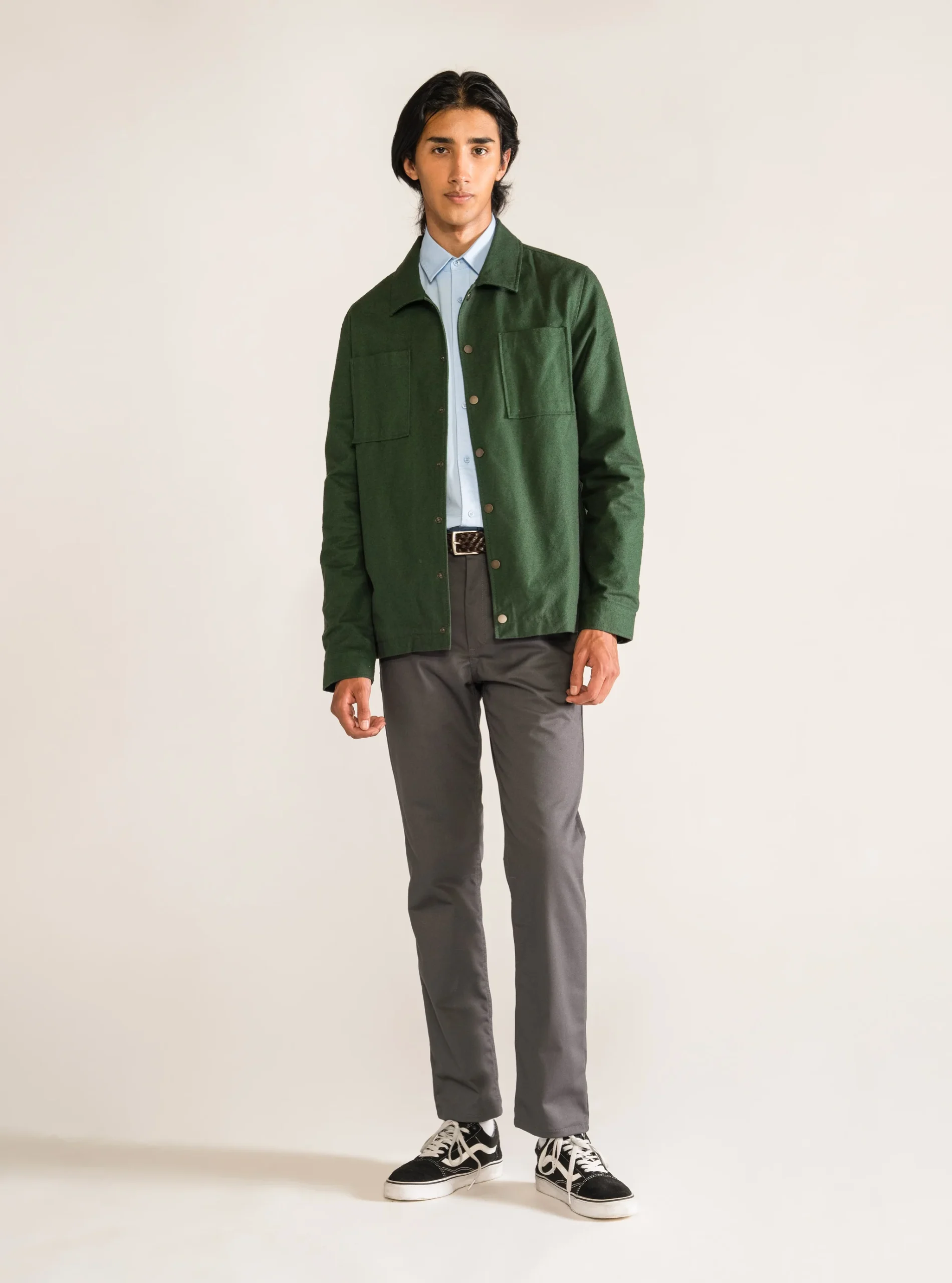 Pocketed Perfection Shirt, Celeste - Imagen 6