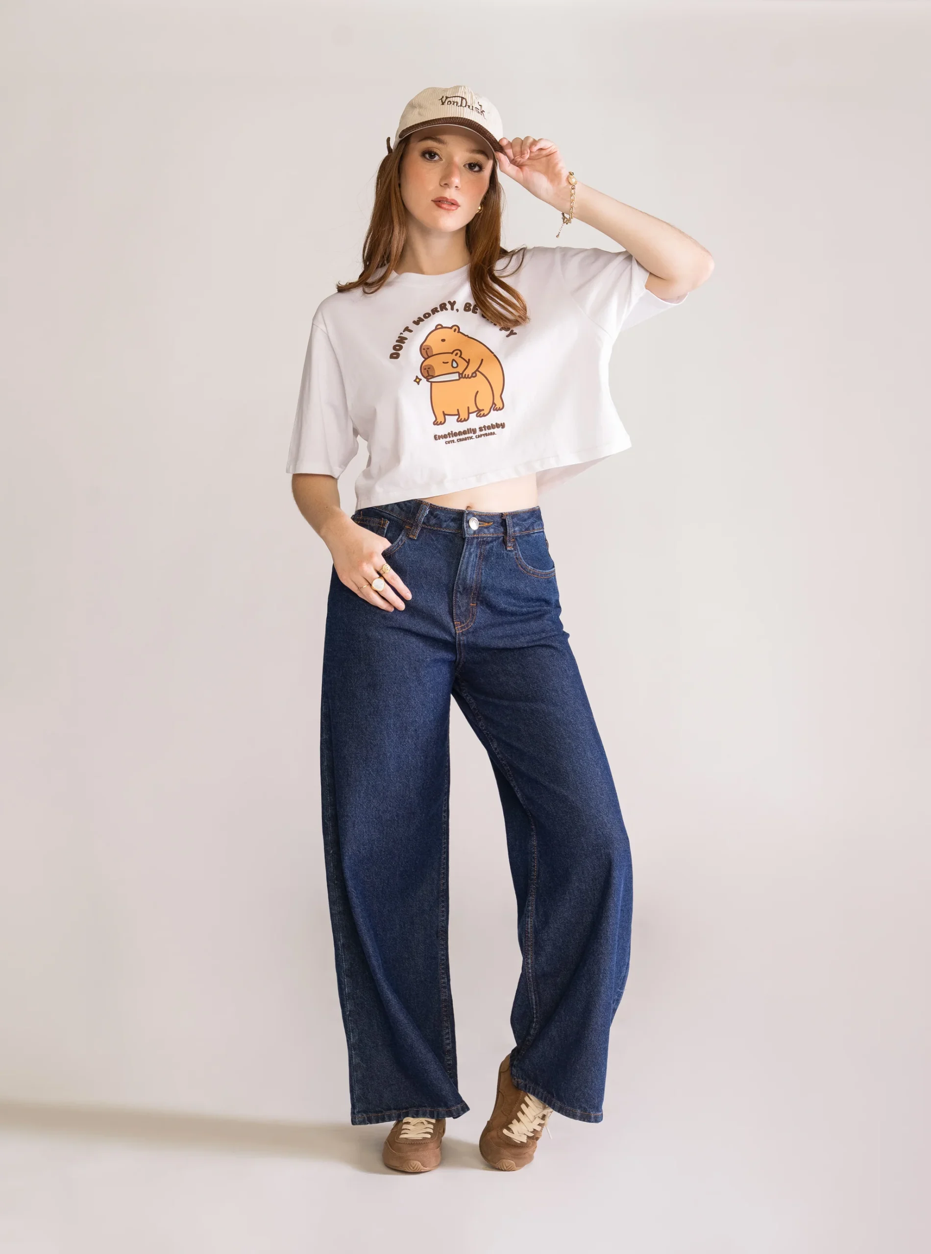 Mystical Magical Wide Leg Jeans, Azul Obscuro - Imagen 6