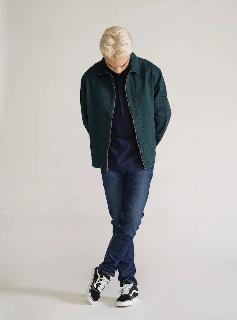 The Perfect T-Shirt V-Neck, Azul Obscuro - Imagen 4