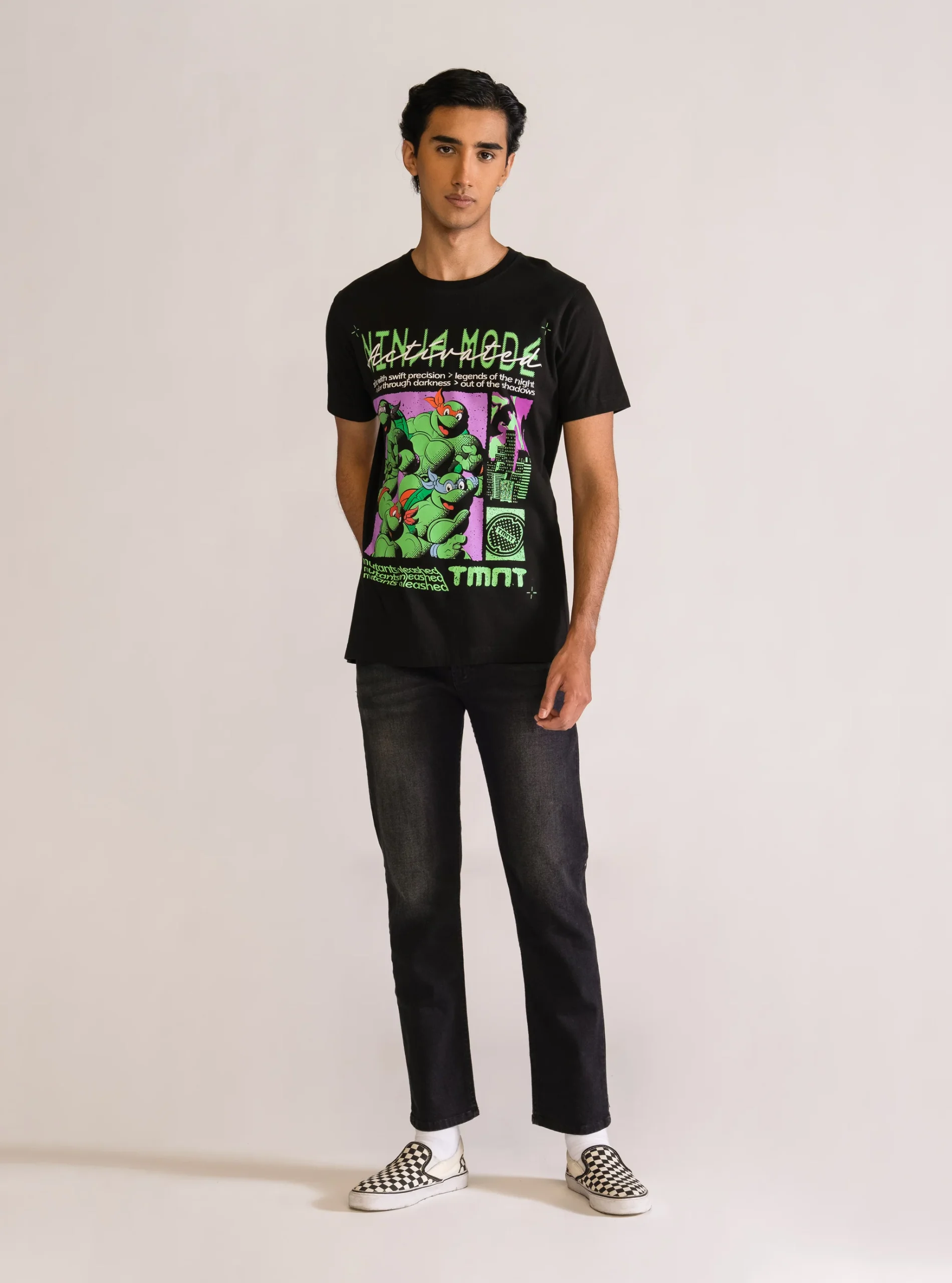 Wavelength Slim Fit Jeans, Negro - Imagen 4