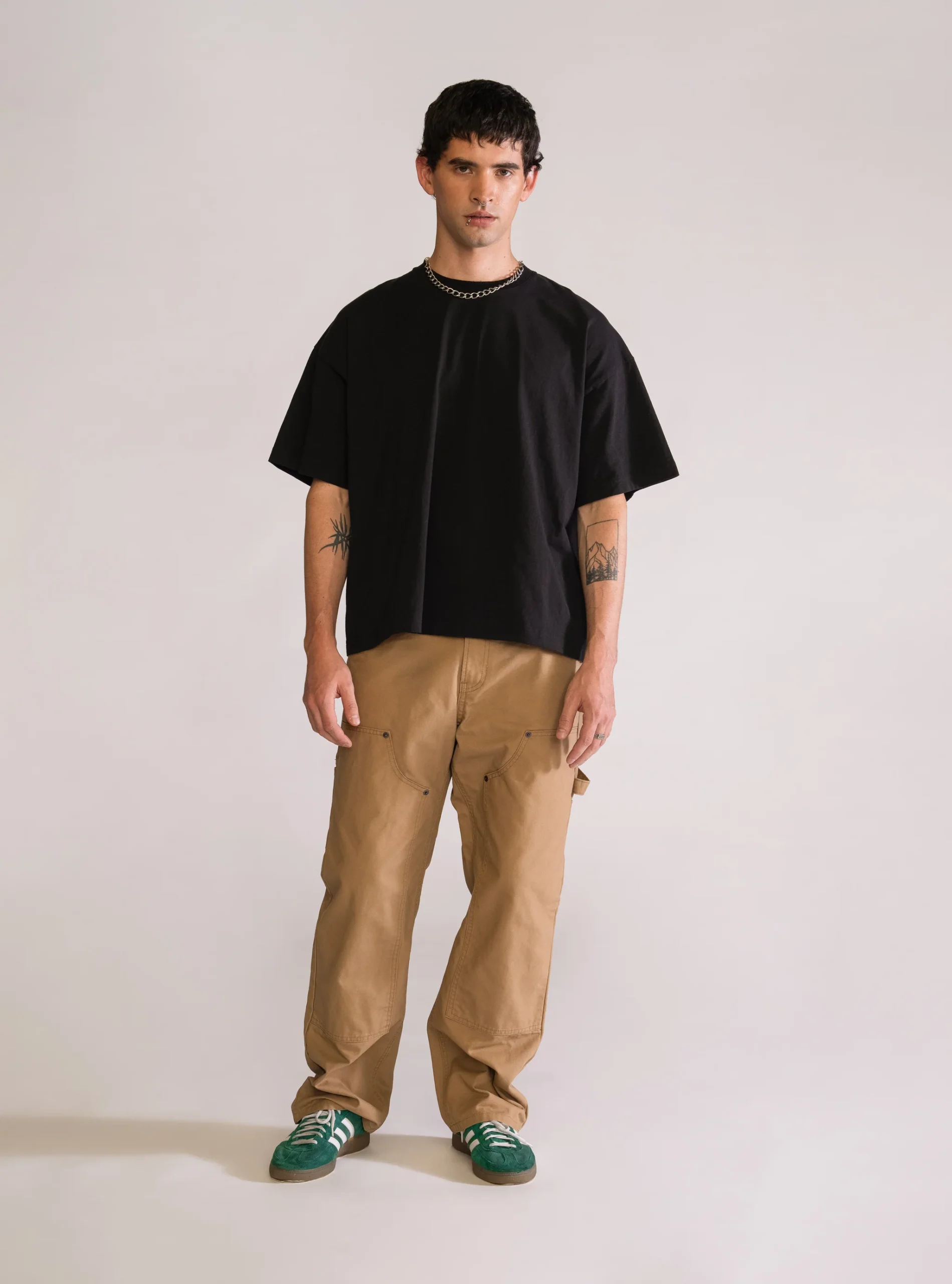 Charmed Up Pantalón Carpintero, Café Claro - Imagen 6