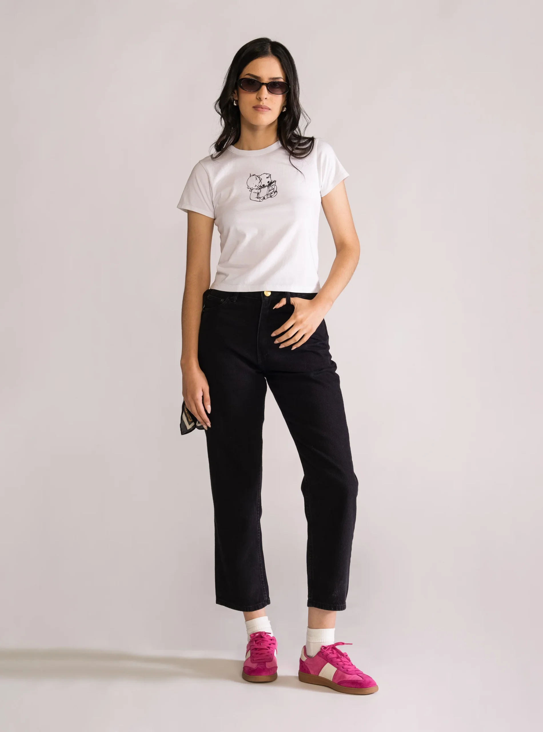Like A Lady Straight Jeans, Negro - Imagen 3