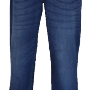 Run & Fly Mens Distressed Denim Bell Bottom Flares Jeans