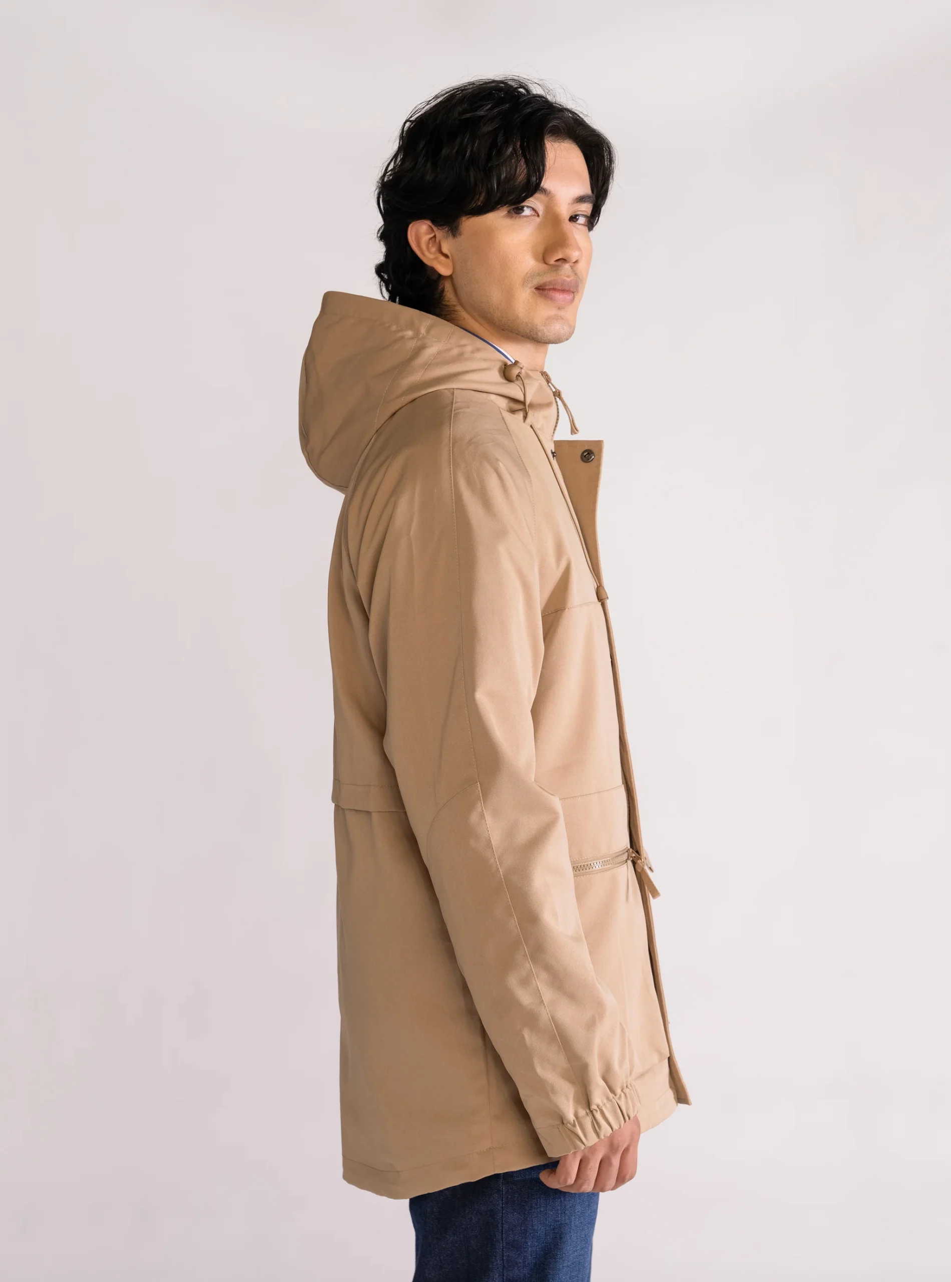 Hooded Jacket, Kaky - Imagen 3
