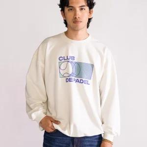 Padel Club Crew Neck, Blanco Hueso