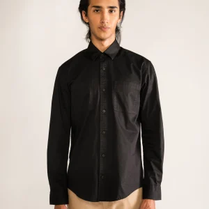 Pocketed Perfection Shirt, Negro