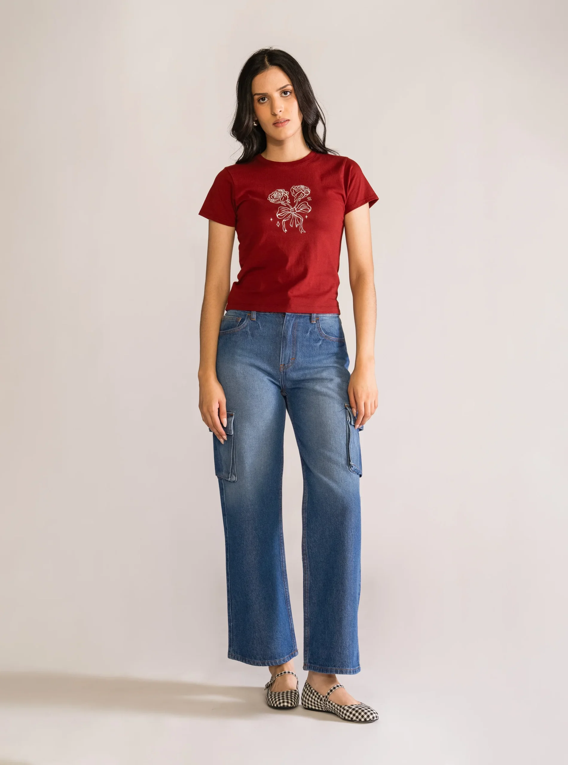 Immaculate Cargo Jeans, Azul Marino - Imagen 6