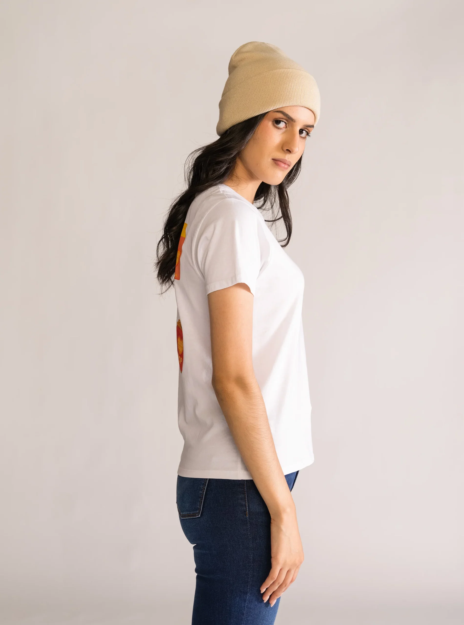 I'm Just A Girl Playera, Blanco - Imagen 3