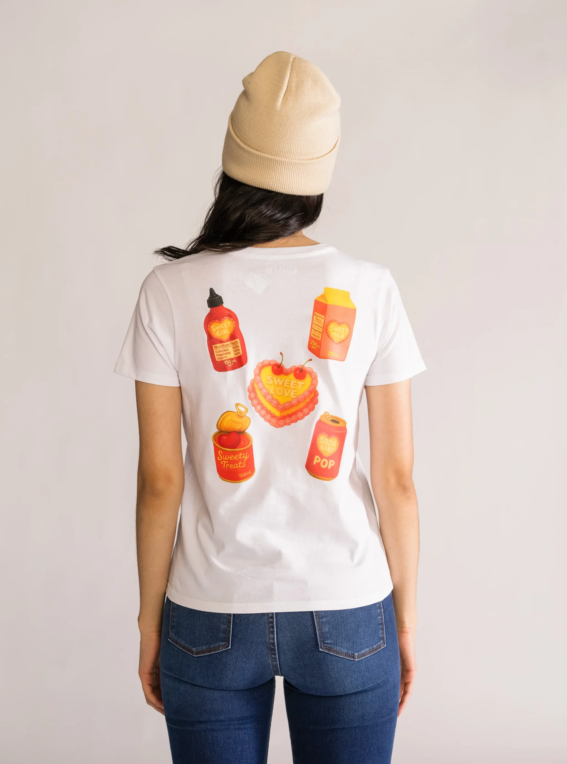 I'm Just A Girl Playera, Blanco