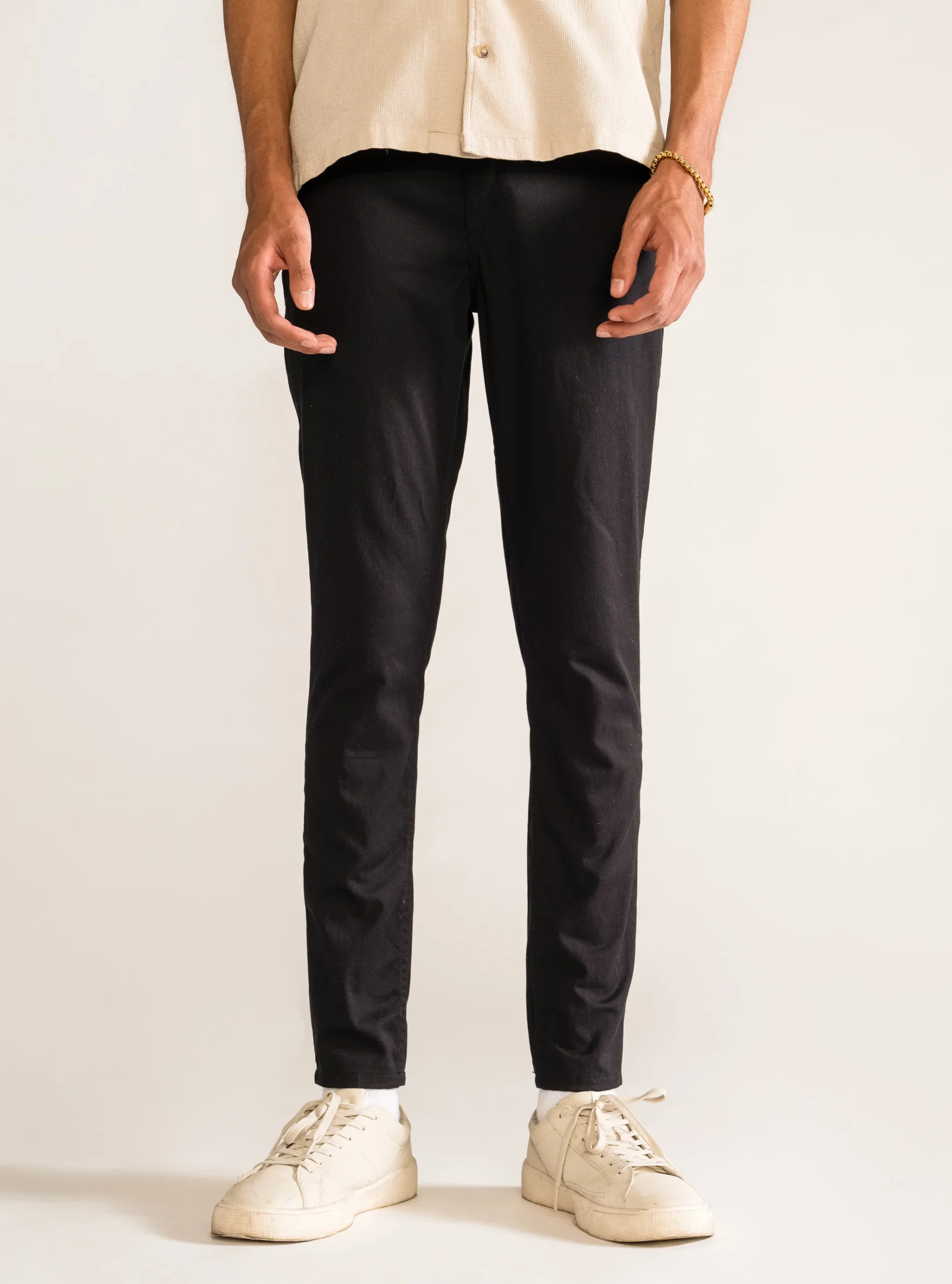 Classic Skinny Pants, Negro