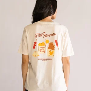 On The Go Oversized Playera, Crema