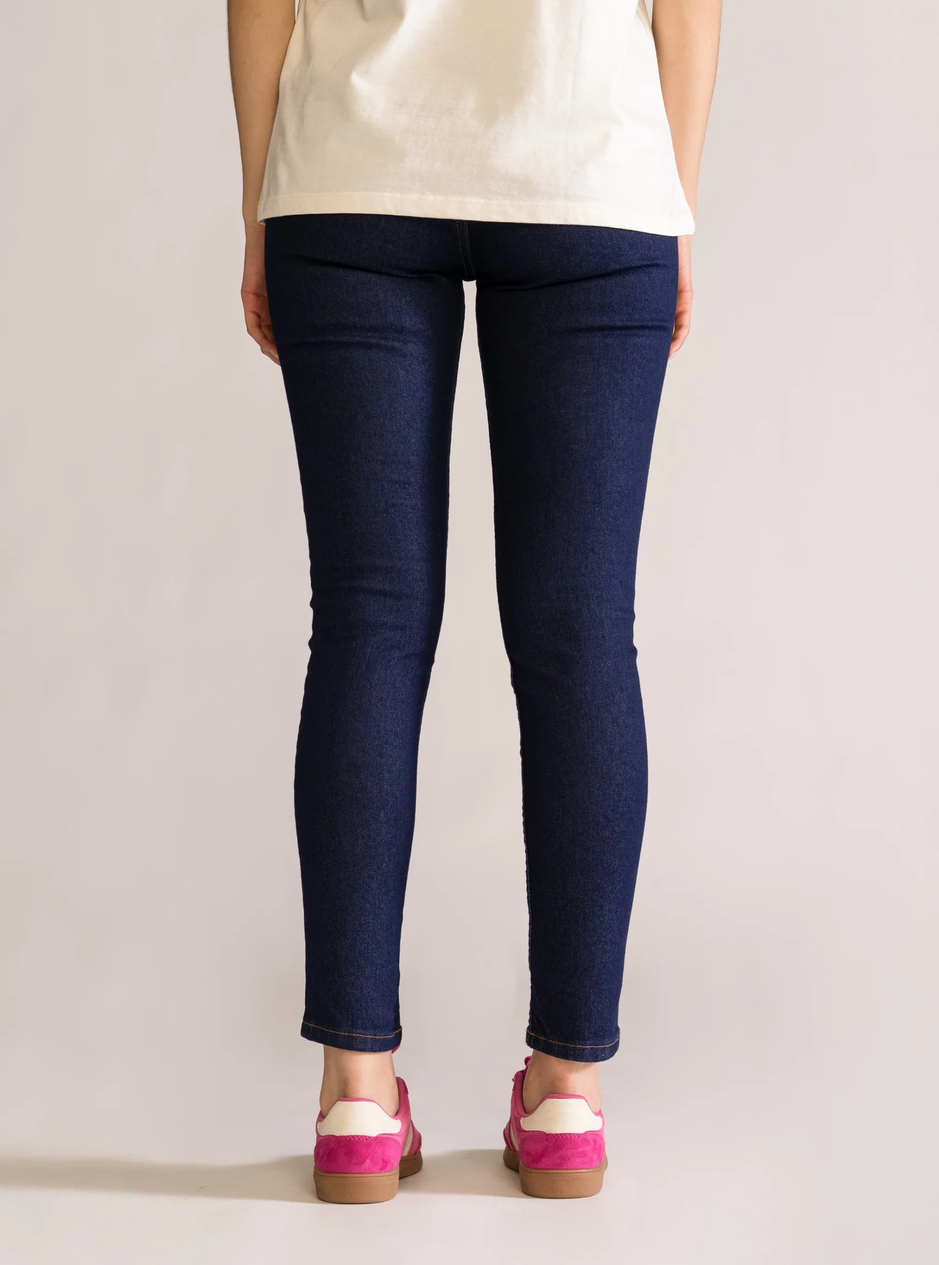 Basic Skinny Jeans, Azul Marino - Imagen 3