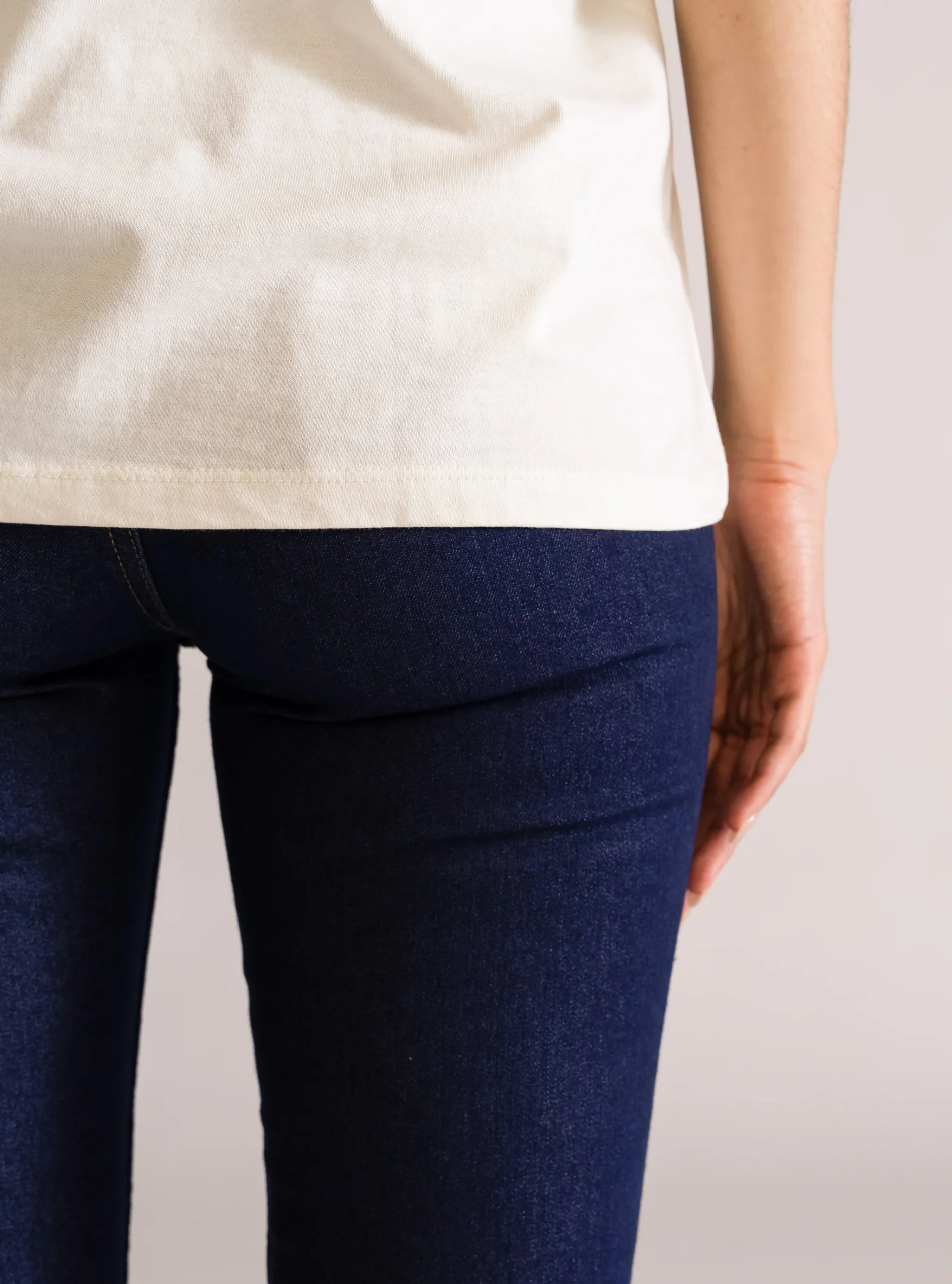 Basic Skinny Jeans, Azul Marino - Imagen 4