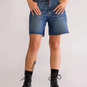 Let me Blow ya Mind Baggy Shorts, Azul Obscuro