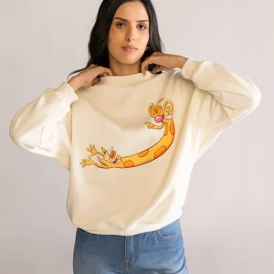 CatDog Crewneck, Beige