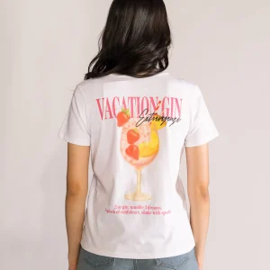 Berries & Spritz Playera, Blanco