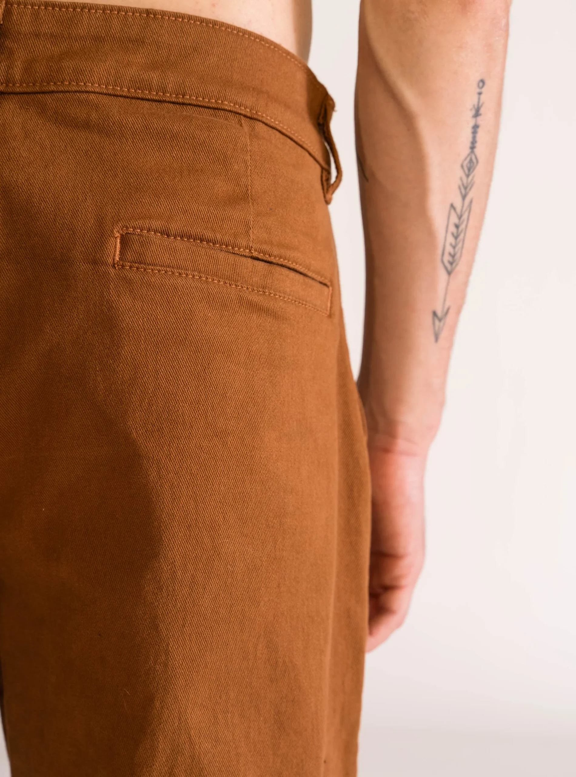 Next Door Straight Pants, Café Claro - Imagen 4