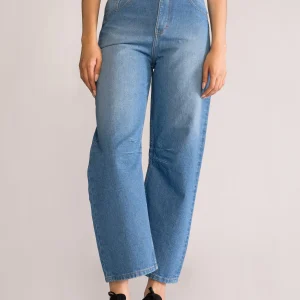Missin' You Barrel Jeans, Azul Claro