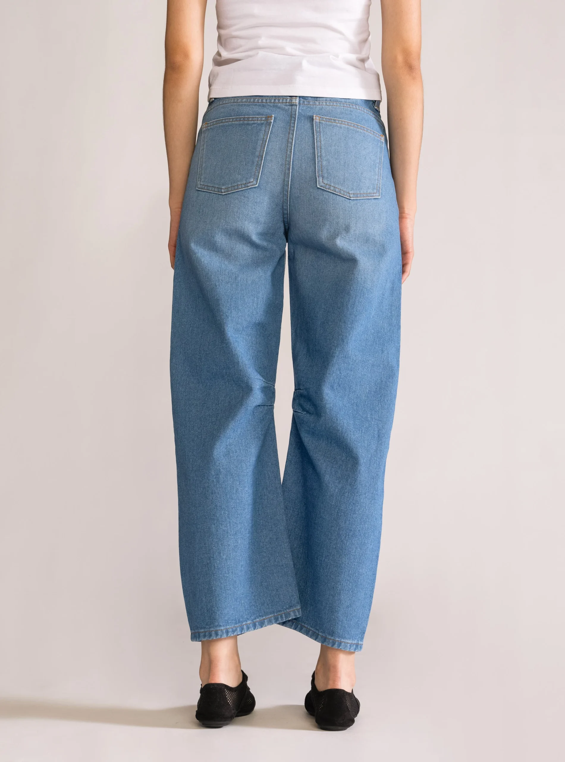 Missin' You Barrel Jeans, Azul Claro - Imagen 3