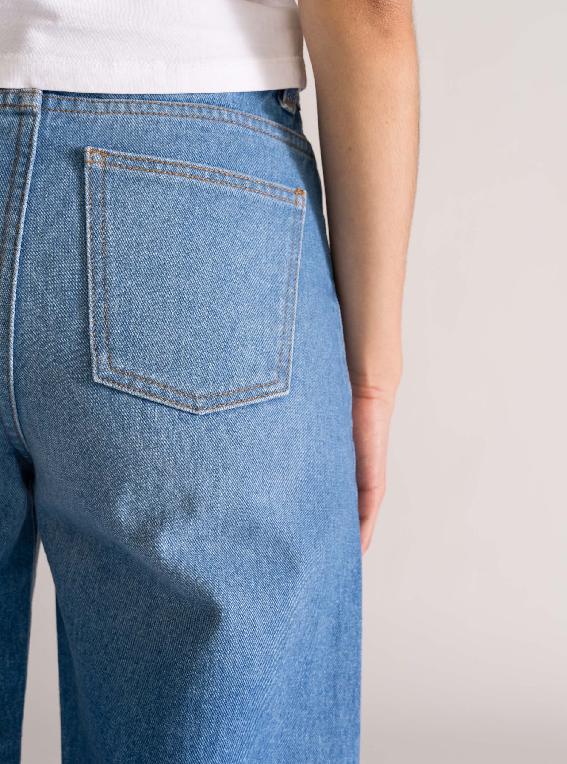 Missin' You Barrel Jeans, Azul Claro - Imagen 5