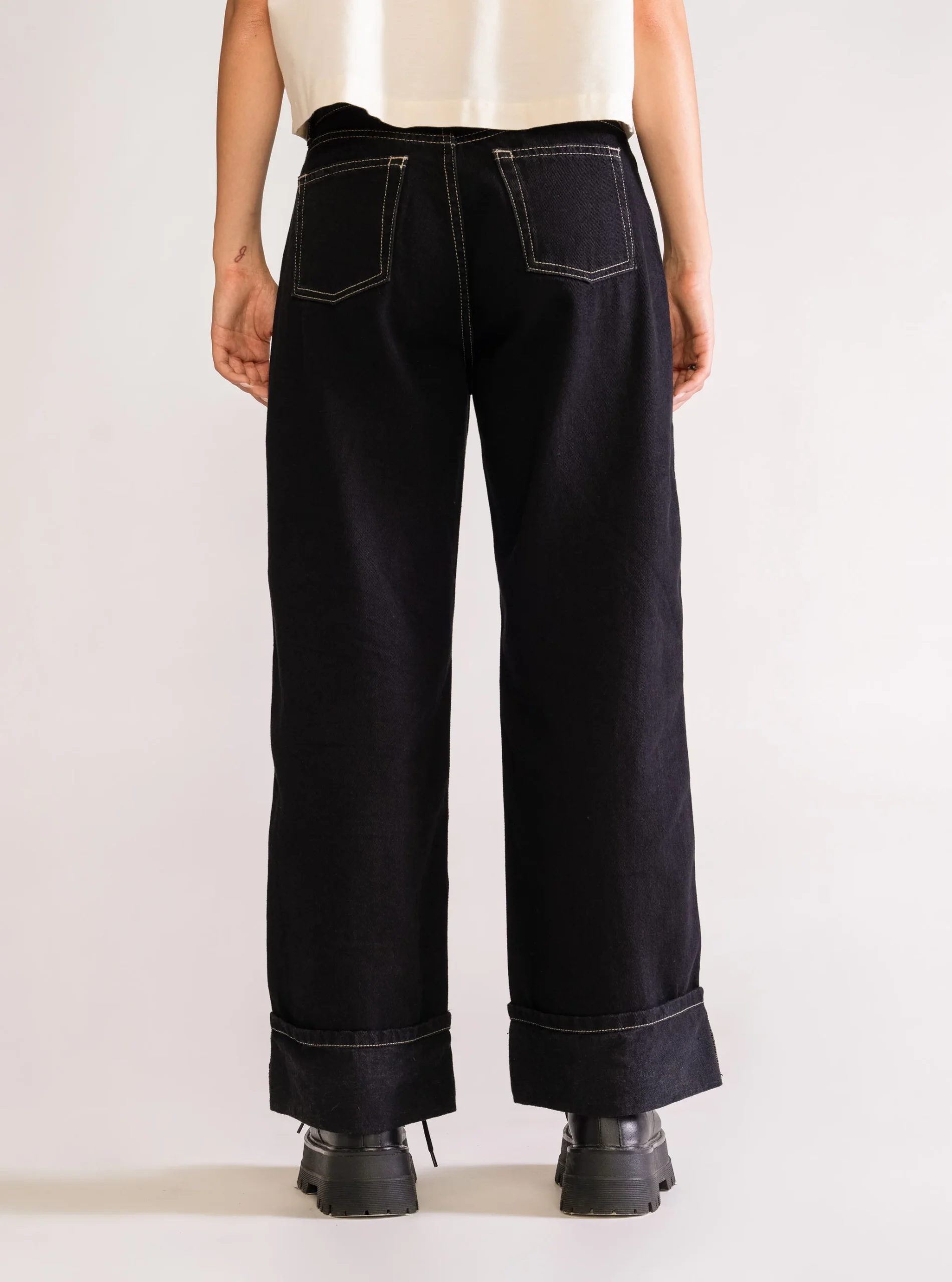 Lovely Straight Leg Jeans, Negro - Imagen 4
