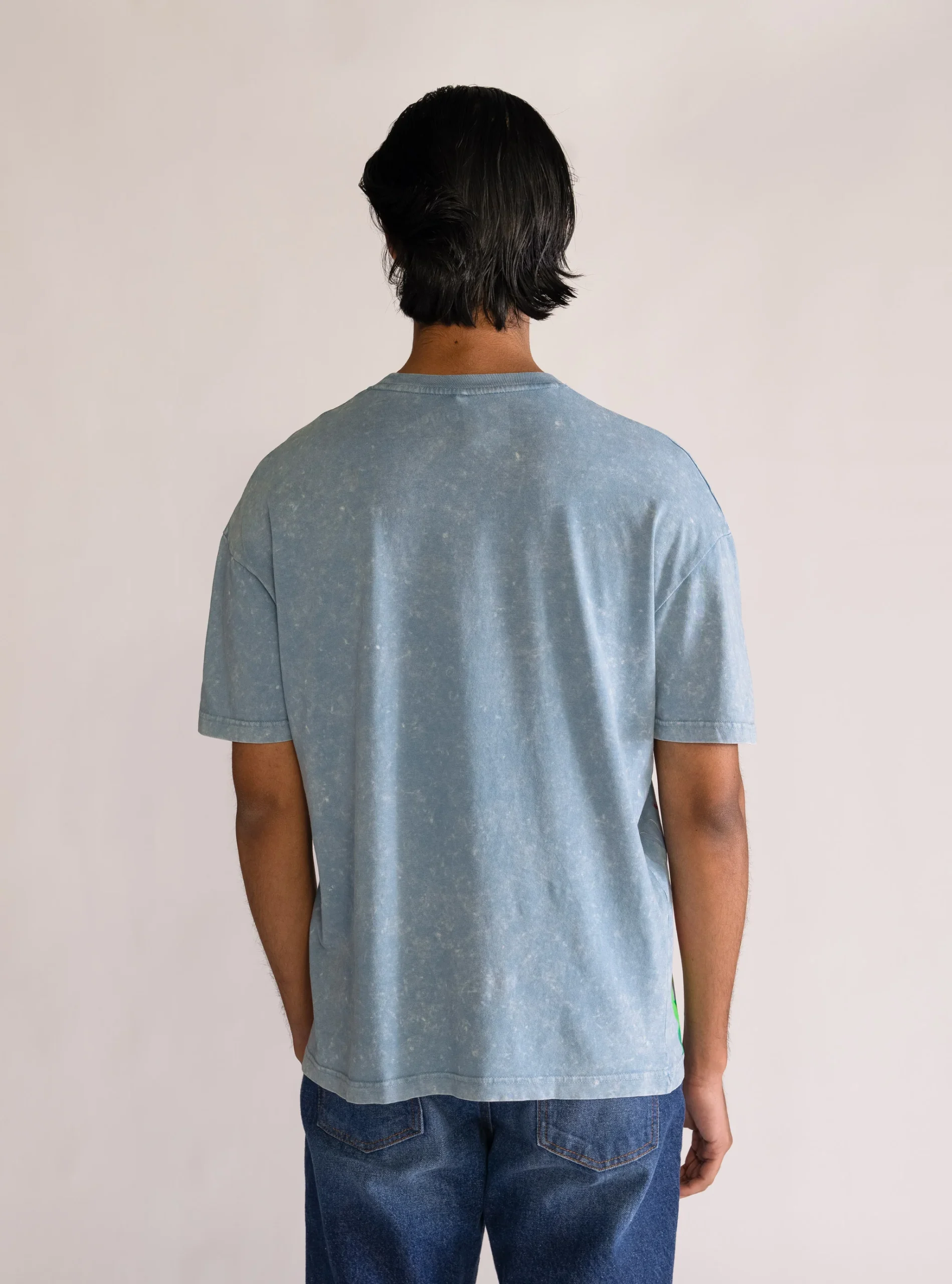 Jellyfishing Steve Lambe Playera, Celeste - Imagen 3