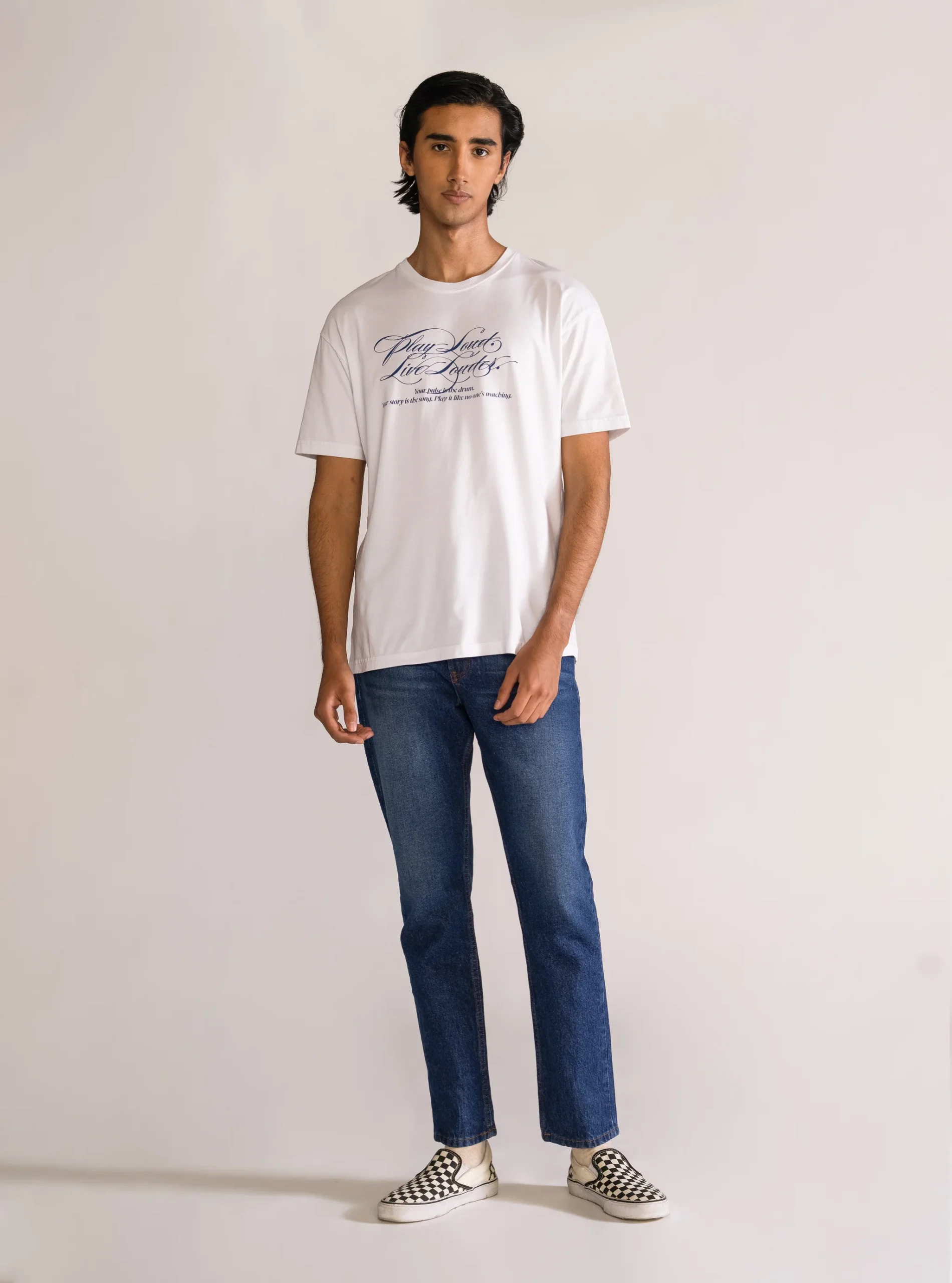 Play Loud Playera, Blanco - Imagen 4