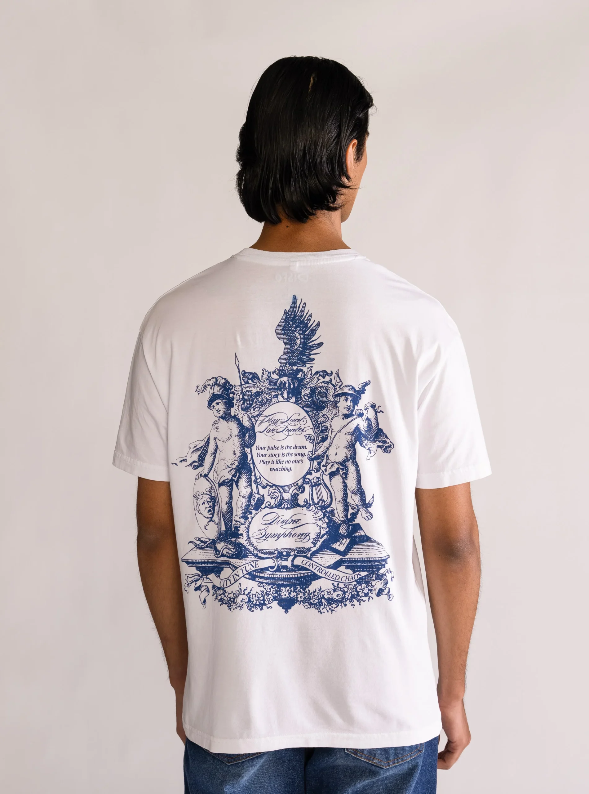 Play Loud Playera, Blanco