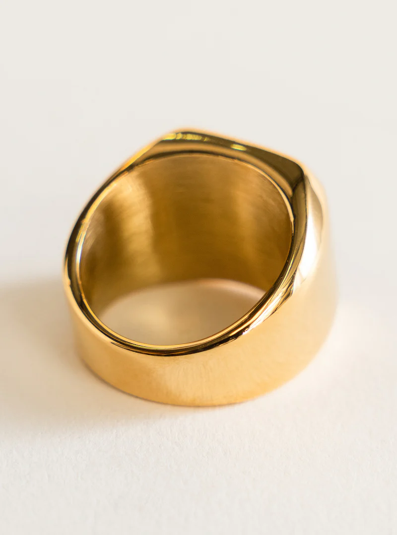 Four Corners Ring, Dorado - Imagen 3