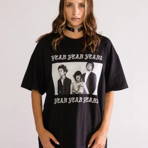 Heads Wil Roll Playera Oversized, Negro