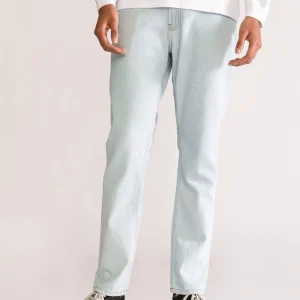 Engrained Into Regular Vintage Jeans, Celeste