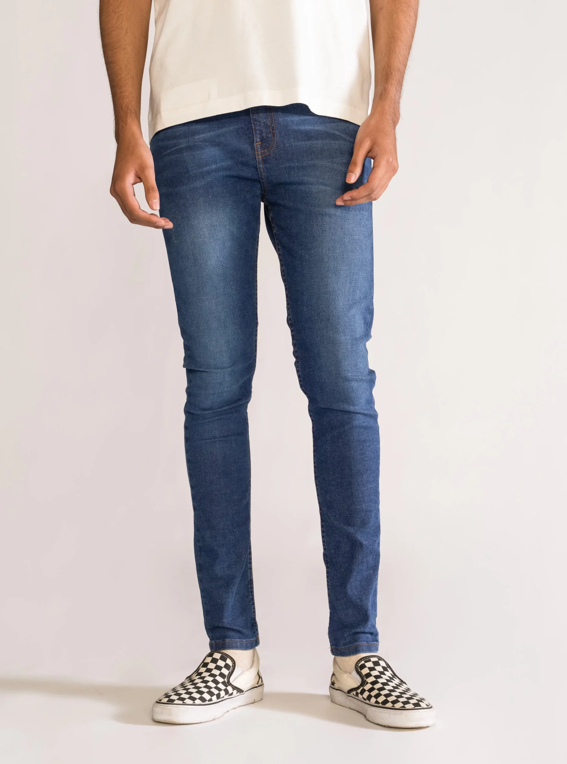 Owning The Night Skinny Jeans, Azul Obscuro