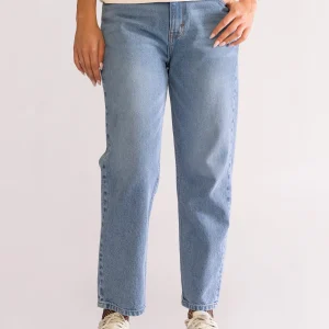 Two Of Hearts 90's Straight Jeans, Celeste