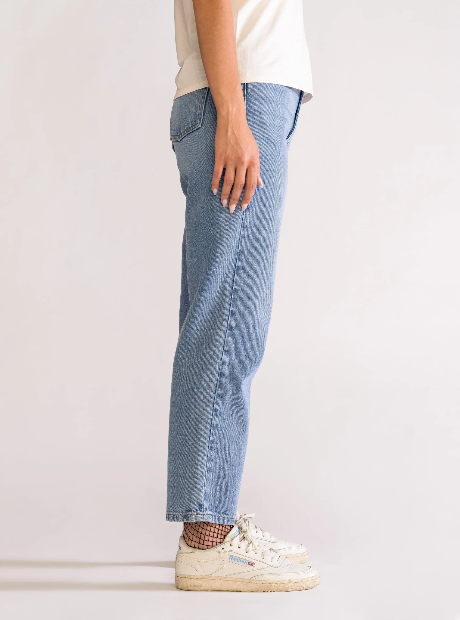 Two Of Hearts 90's Straight Jeans, Celeste - Imagen 3