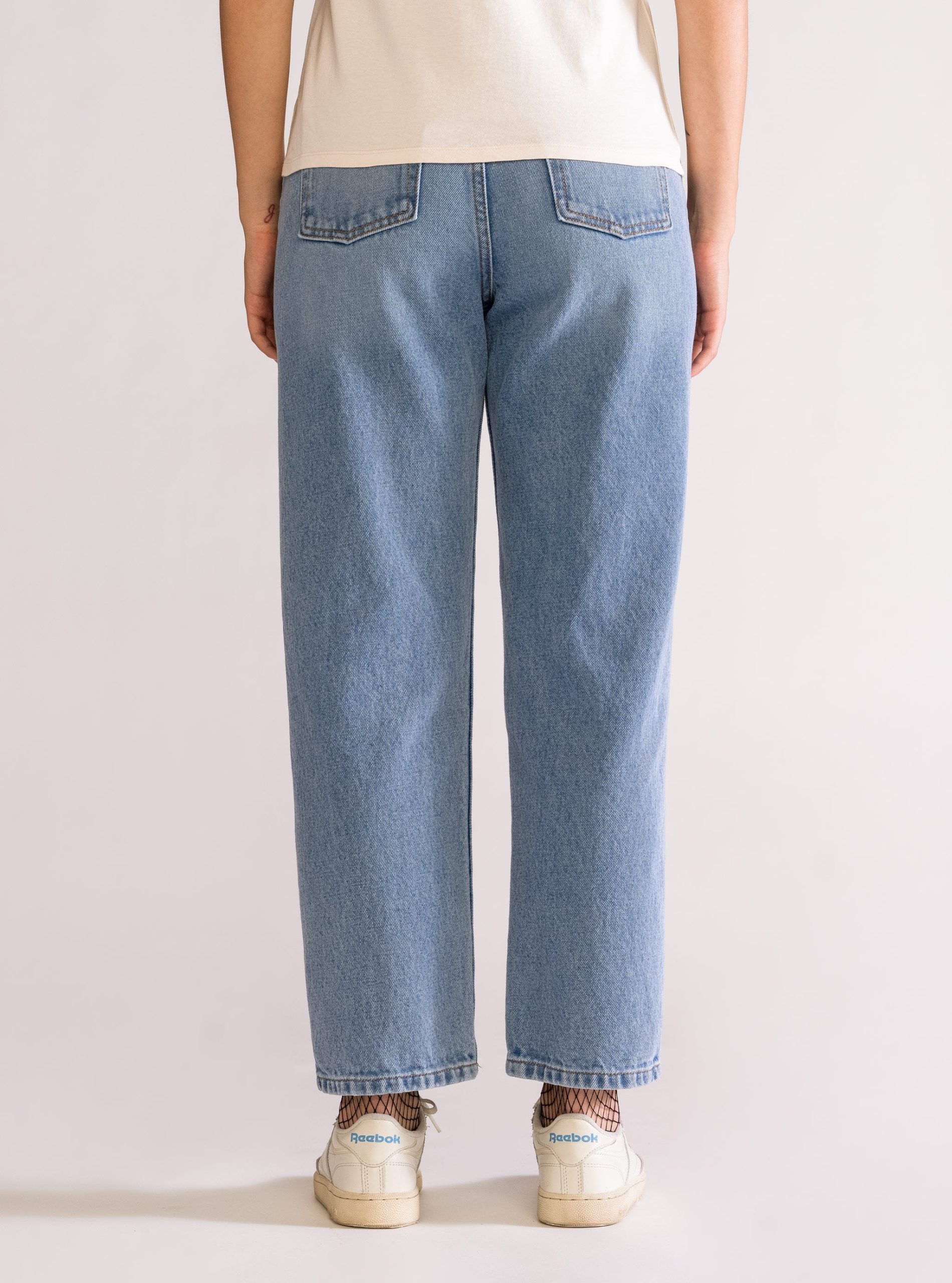 Two Of Hearts 90's Straight Jeans, Celeste - Imagen 5