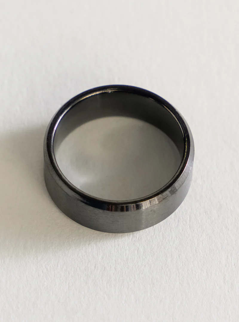 Just Casual Band Ring, Negro - Imagen 3