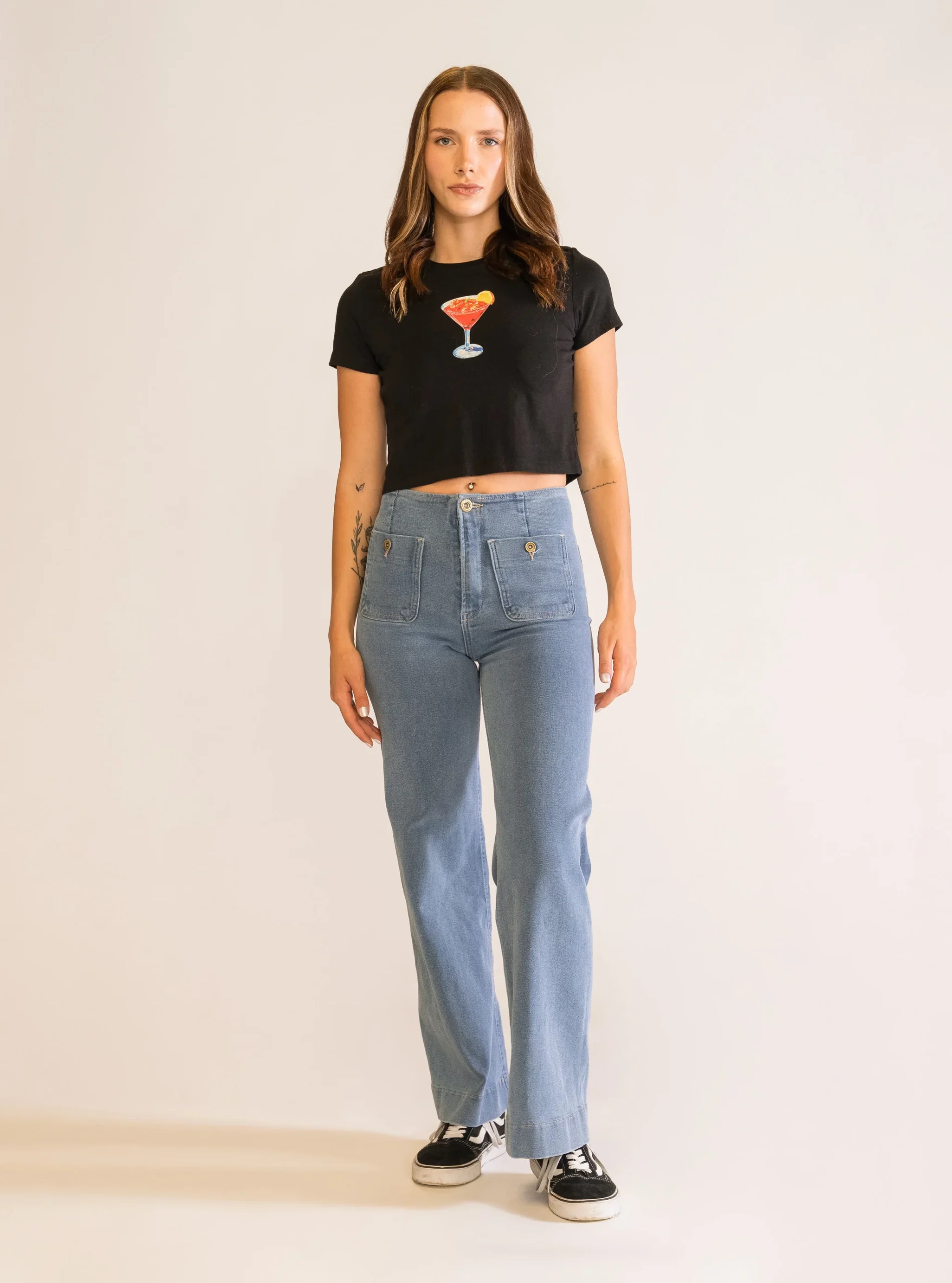 Cocktail Baby Playera, Negro - Imagen 4