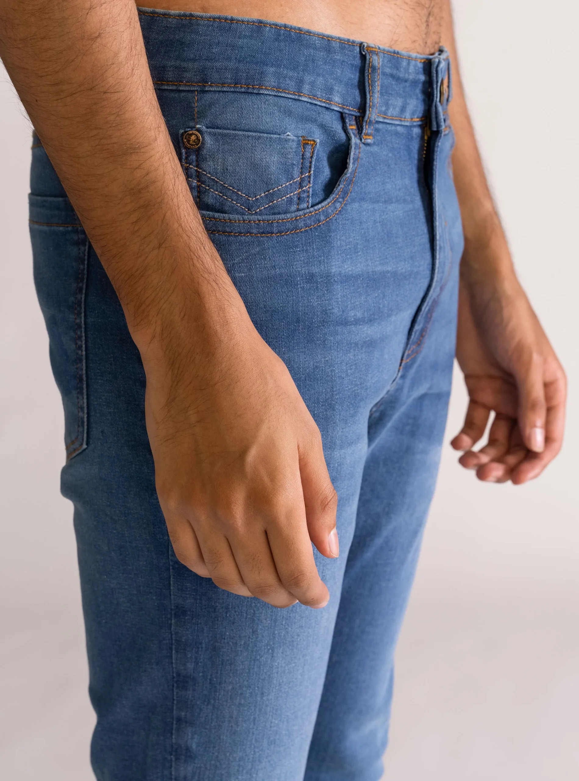 Owning The Night Skinny Jeans, Azul Claro - Imagen 4