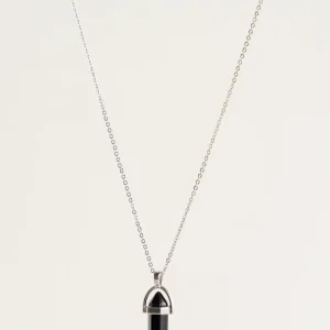 Lucky Quartz Necklace, Negro