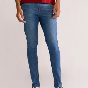 Trampled Across Skinny Jeans, Azul Obscuro