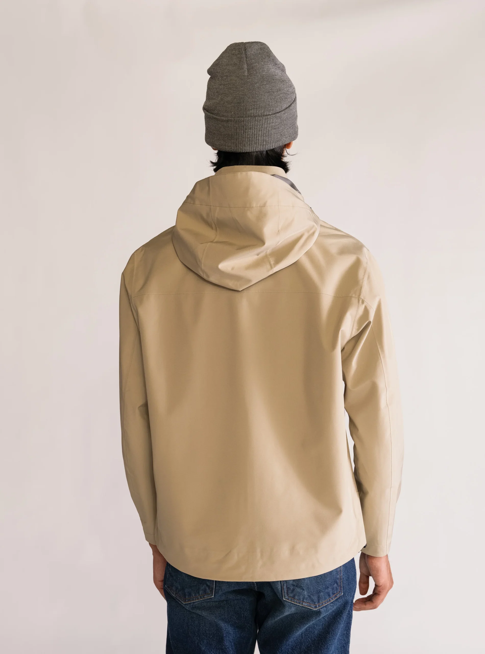 Hooded Water Proof Style, Beige - Imagen 5