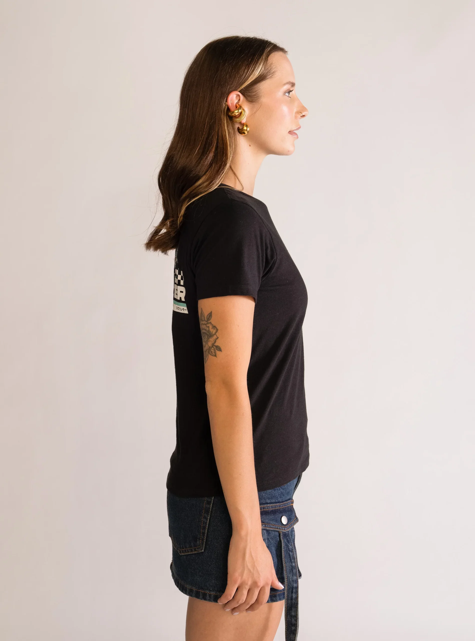 Sprinter Racing Playera, Negro - Imagen 4